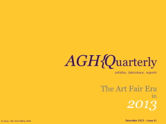 The AGH{Quarterly Magazine - Issue #1